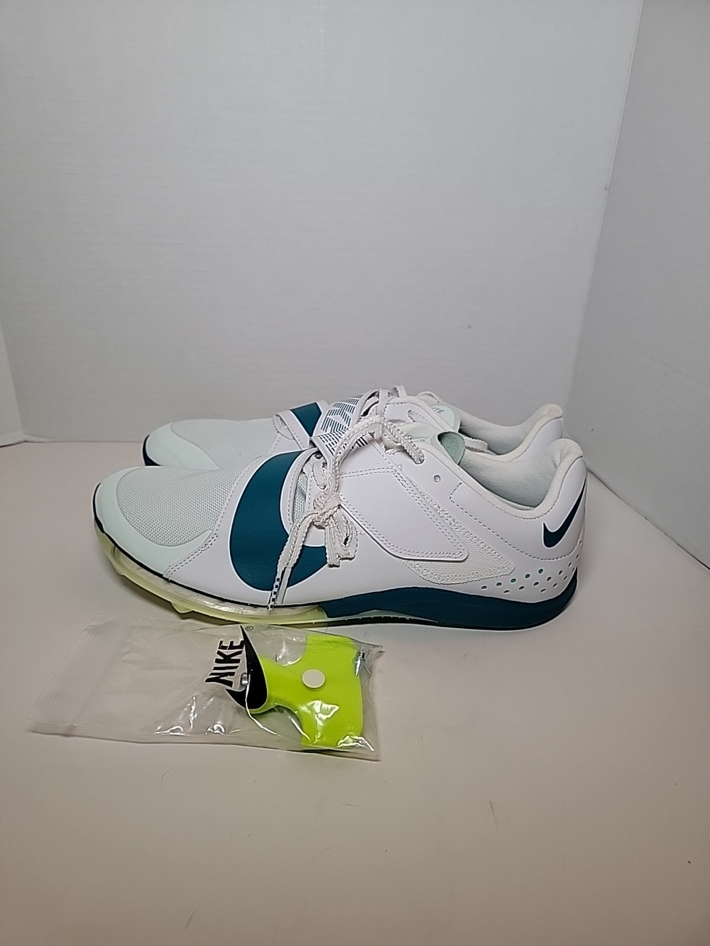 New Nike Air Zoom Long Jump Elite White Spruce FZ9326 100 Mens 9.5